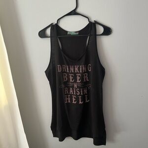Racerback Logo Tank